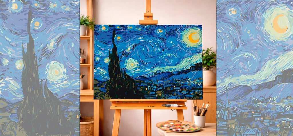 Celestial Whirl: The Starry Night
