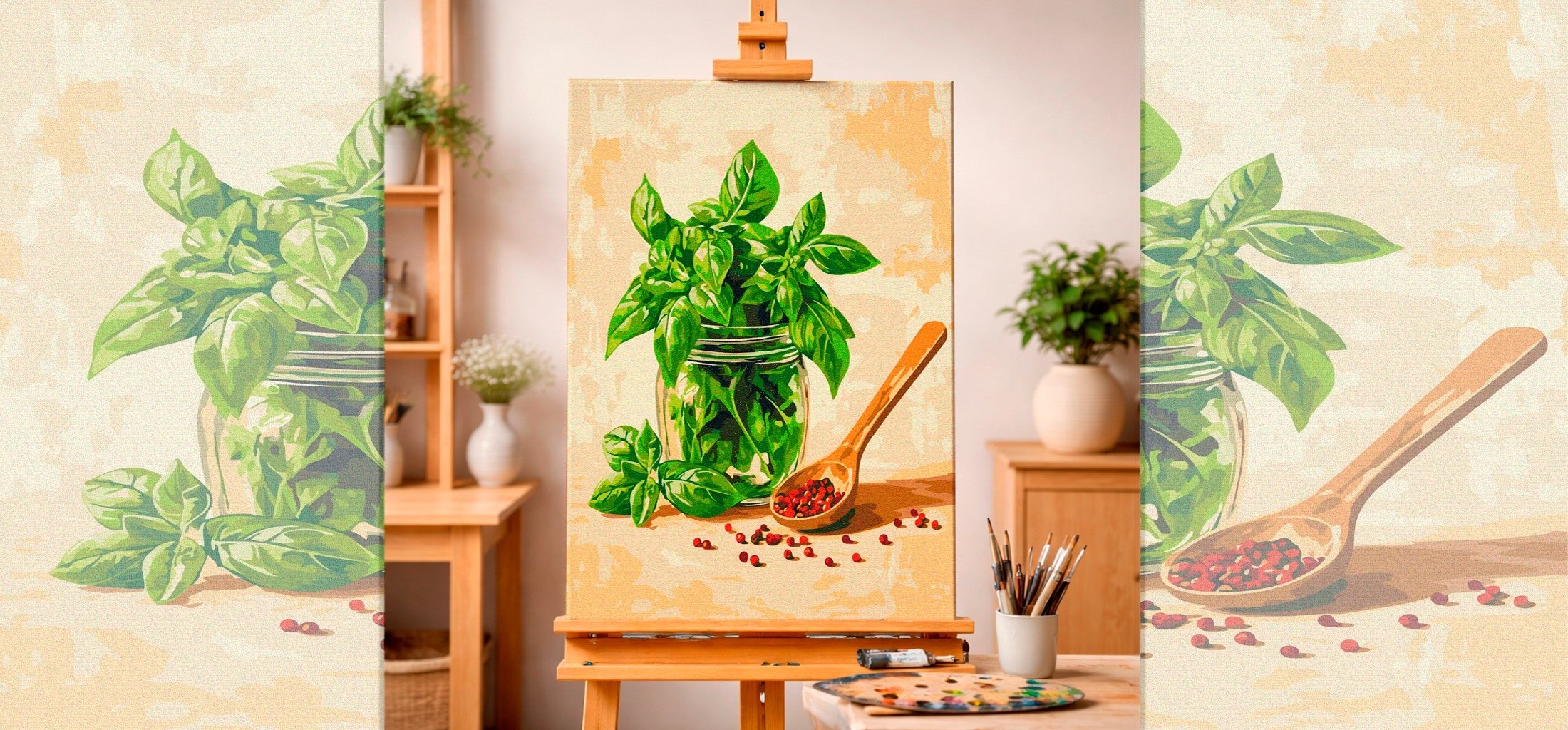 Culinary Harmony: Basil & Peppercorns