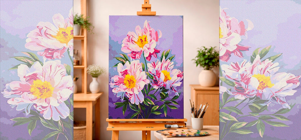 Gilded Hearts: Anemones in Amethyst