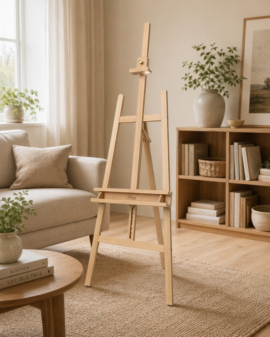 Professional Adjustable Beechwood Studio Easel