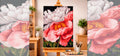 Coral and Pearl Peonies