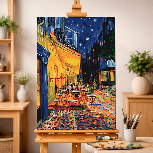 Cafe Terrace at Night: Arles Glow