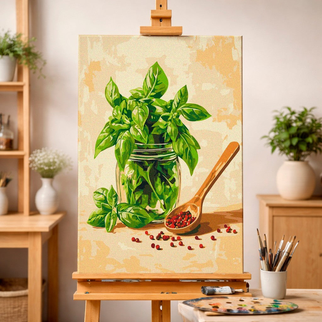 Culinary Harmony: Basil & Peppercorns