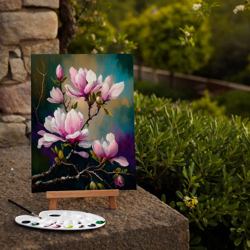 Ethereal Magnolia Bloom